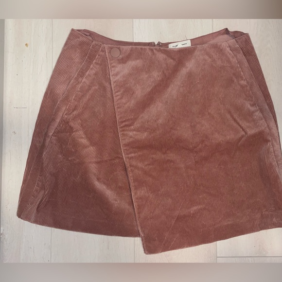 Club Monaco Corduroy Mini Skirt - Blush - Picture 3 of 10